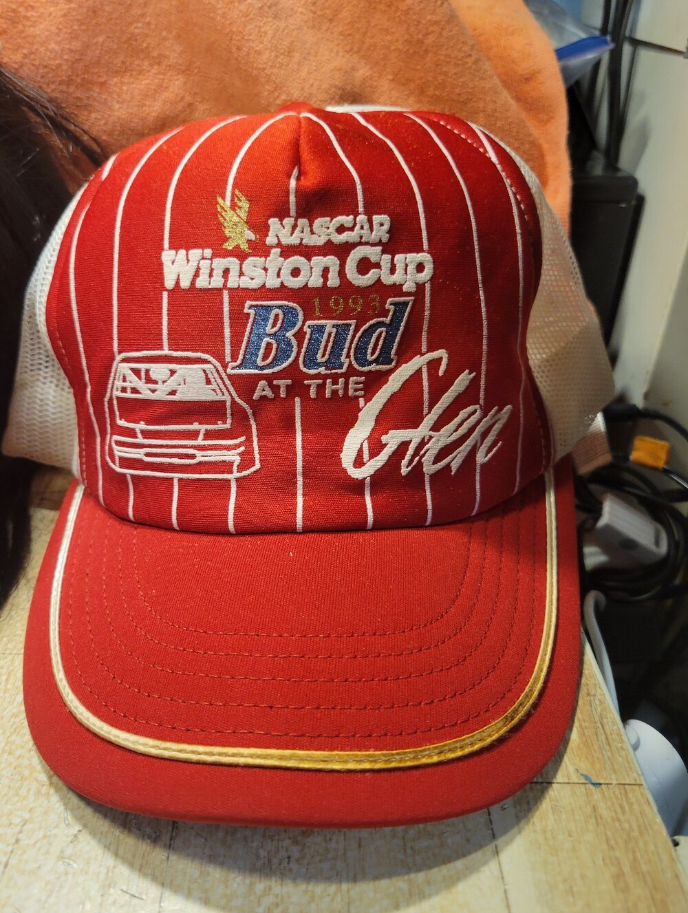 Vintage 1993 NASCAR Winston Cup Bud at the Glen Trucker Hat